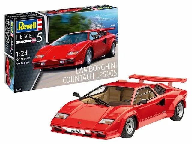 Modello in plastica Lamborghini Countach LP500