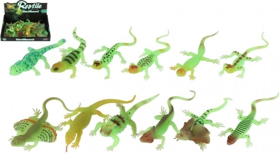 Giocattolo in silicone luminoso animale o rettile 16 cm