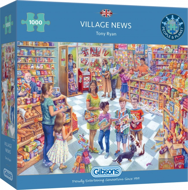 Puzzle Notizie dal villaggio 1000 pezzi