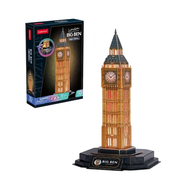 Cubicfun puzzle 3d big ben versione notte