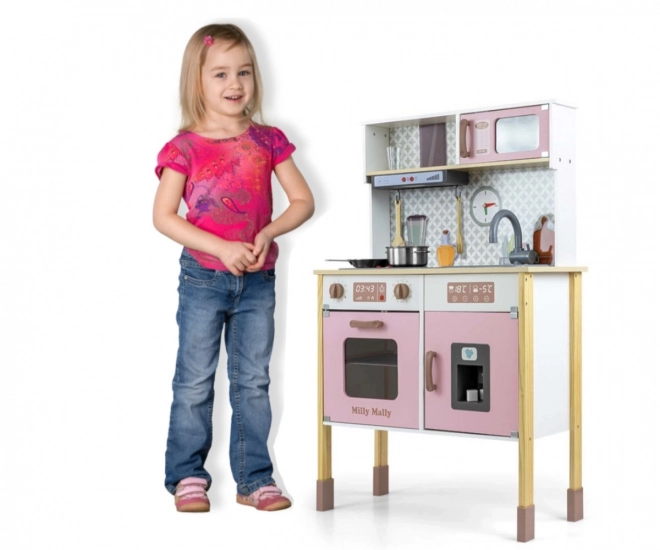 Cucina in legno Bjorn Rosa