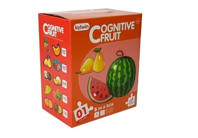 Puzzle educativi frutta per neonati