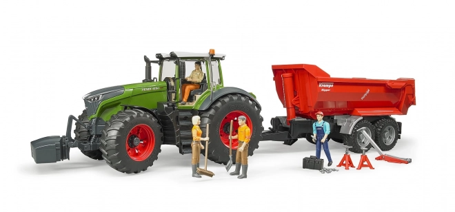 Trattore Bruder Fendt 1050 Vario con meccanico e attrezzi