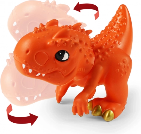 Dinosauro arancione 14 cm