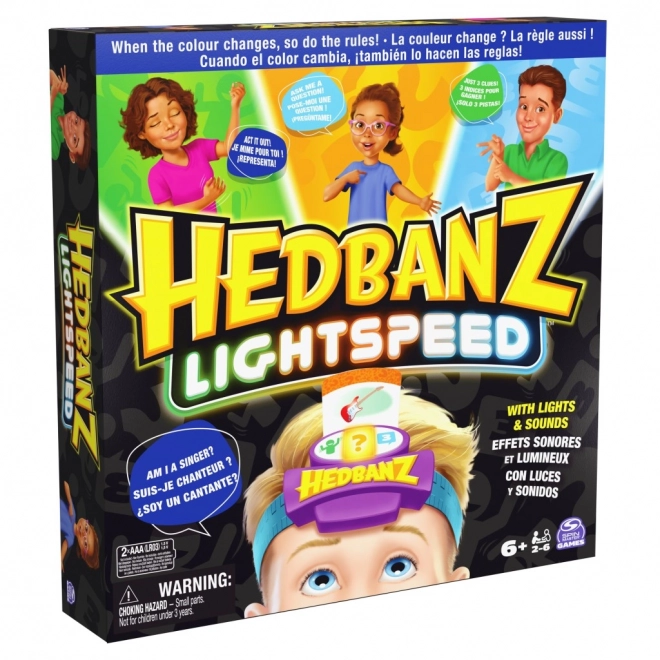 Hedbanz Lightspeed: Gioco di Indovinelli Velocissimo