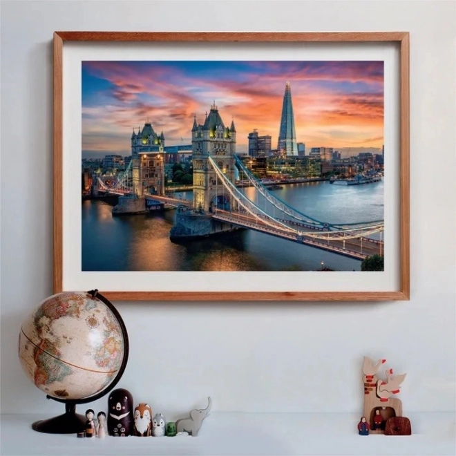 Puzzle 1500 Pezzi Tramonto su Londra