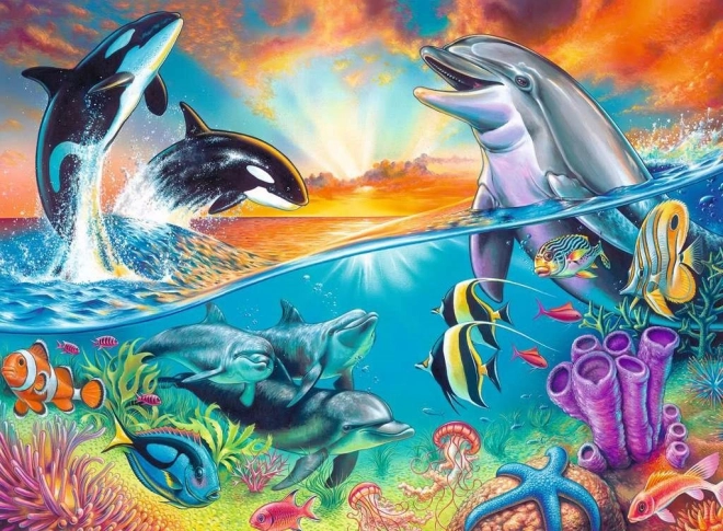 Puzzle Vita nell'Oceano XXL 200 Pezzi