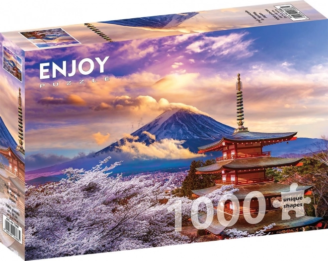 Puzzle Monte Fuji in Primavera, Giappone 1000 Pezzi