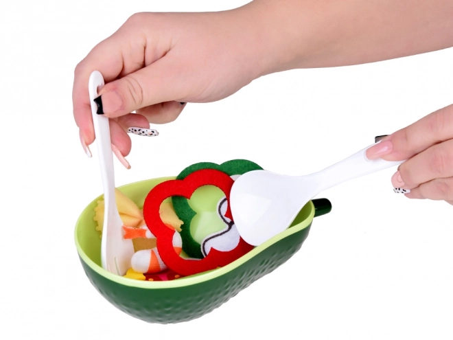 Set per Insalata Giocattolo con Ciotola e Accessori