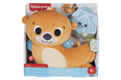 Peluche Lontra Sensoria Con Libro Fisher-Price