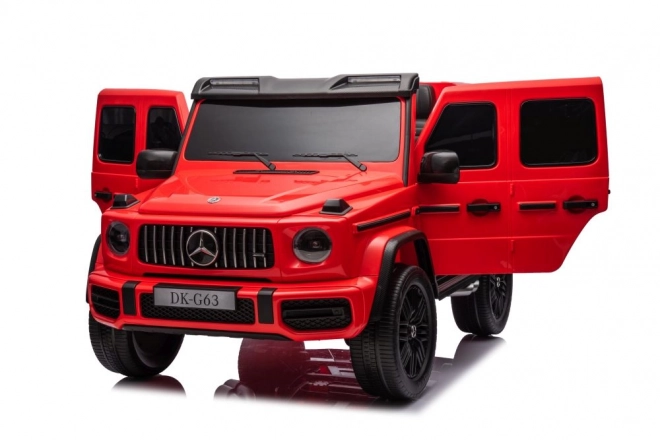 Auto elettrico a batteria per bambini Mercedes G63 XXL rosso 4x4