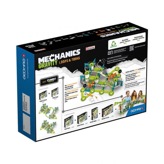 Loops & Turns Magnetiche Mechanics Gravity - 130 Pezzi