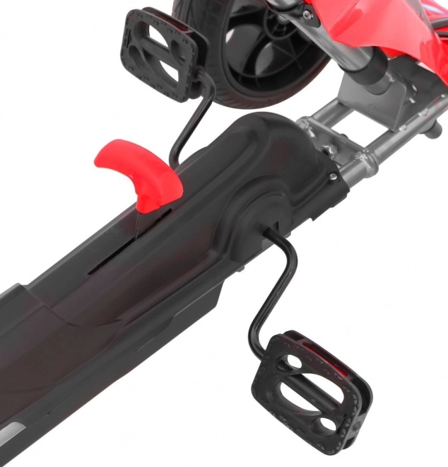 Grand Ride go-kart a pedali per bambini 3+ Rosso + Ruote EVA + Sedile regolabile + Freno a mano