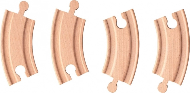 Curve Ferroviaire Corte Set 4 Pezzi