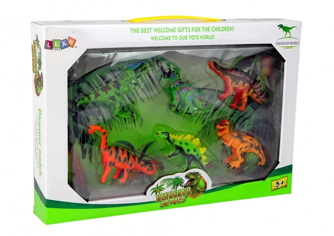 Set di Dinosauri Modellini 6 Pezzi Accessori