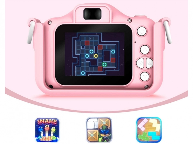 Fotocamera per bambini Unicorno rosa