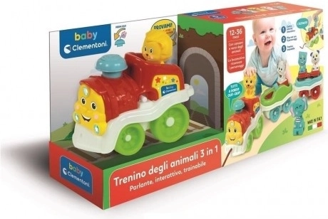 Treno interattivo con animali