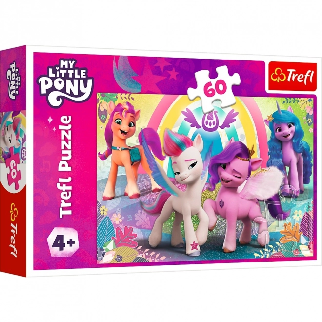 Puzzle 60 pezzi Il mondo dell'amicizia My Little Pony