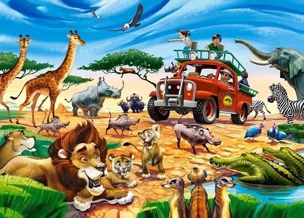 Puzzle Safari Avventura 180 pezzi