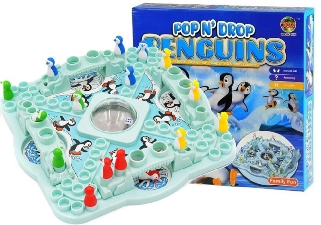 Gioco da tavolo famiglia Pingwini - Corsa dei Pinguini