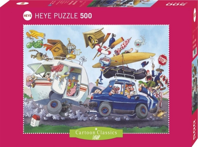 Puzzle clássico HEYE: partenza per le vacanze 500 pezzi