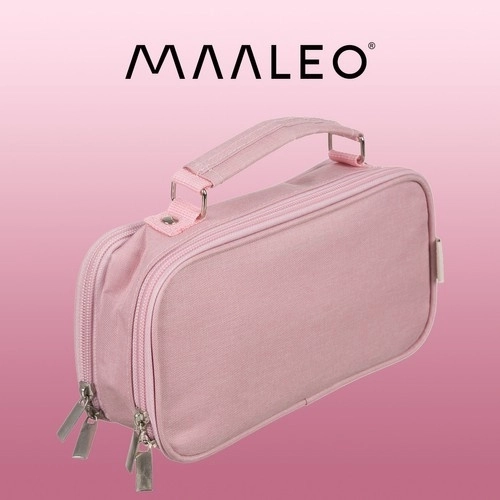 Astuccio doppio nero Maaleo – rosa