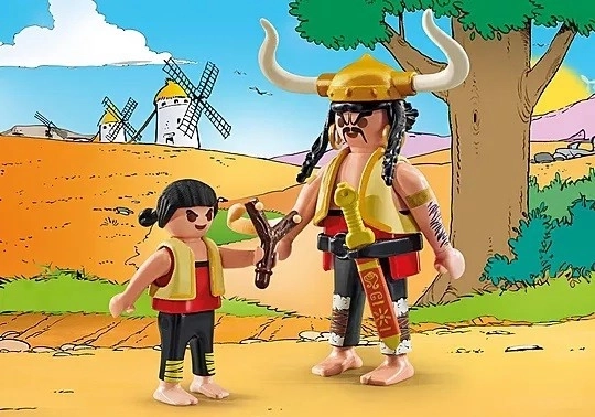 Playmobil Asterix Cebullanka con Grzanka e Pepe