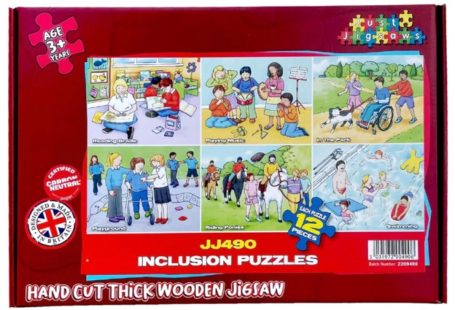 Puzzle in legno Just Jigsaws - Integrazione sociale