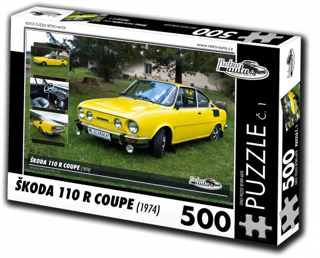 Puzzle Retro Auto Škoda 110 R Coupe