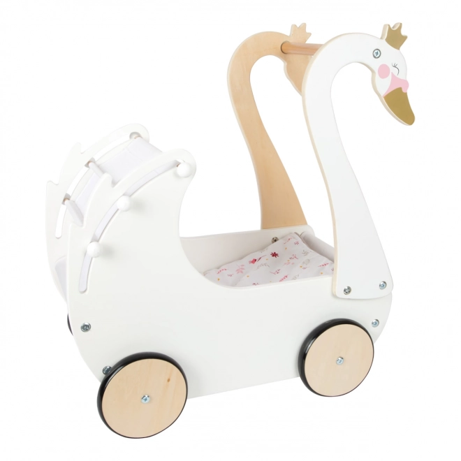 Passeggino per bambole Small Foot Cigno