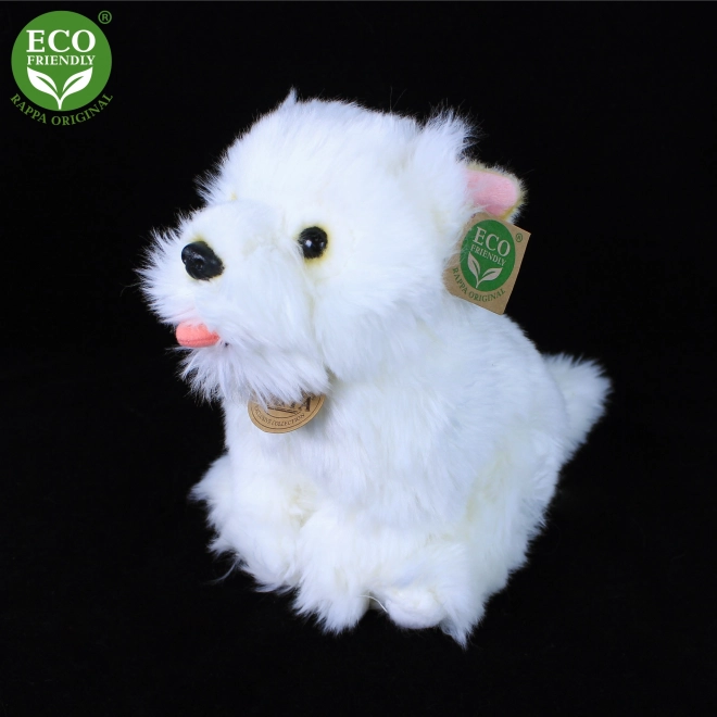 Cane West Highland Terrier Peluche Seduto 23 cm Eco-Friendly