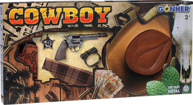 Set cowboy con cappello Gonher