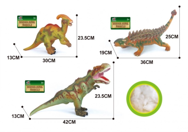 Dinosauro morbido 42 cm con suoni