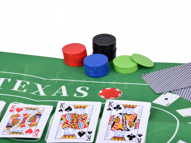 Set di carte 2 in 1 Poker e BlackJack con Gettoni e Carte