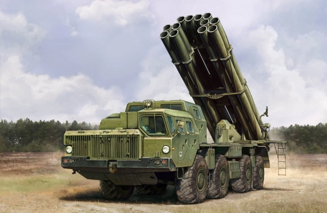 Modellino plastico Russian Smerch-M