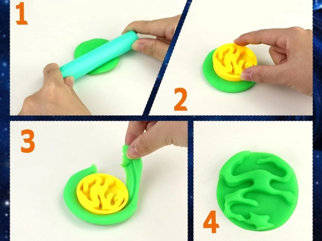 Set educativo di pasta modellabile Sistema Solare