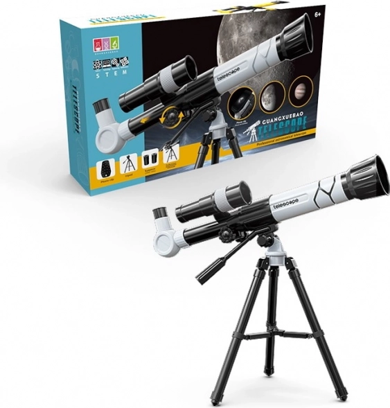 Telescopio per bambini con ingrandimento 20x/30x/40x