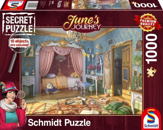 Puzzle segreto di SCHMIDT: La stanza di June 1000 pezzi