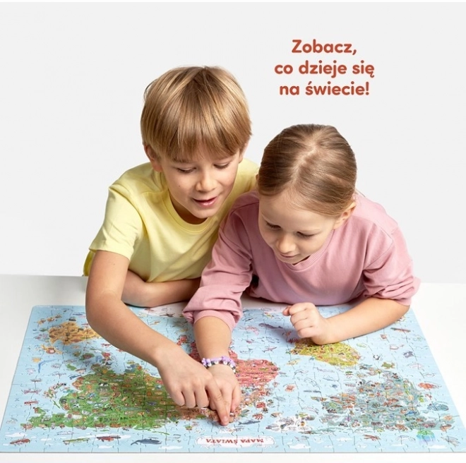 Puzzle degli esploratori - Mappa del mondo