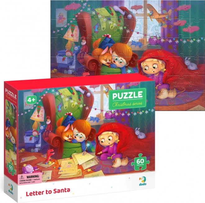 Dodo puzzle lettera a Babbo Natale 60 pezzi