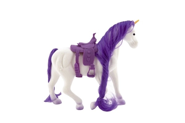 Unicorno Cavallo Con Sella 21cm