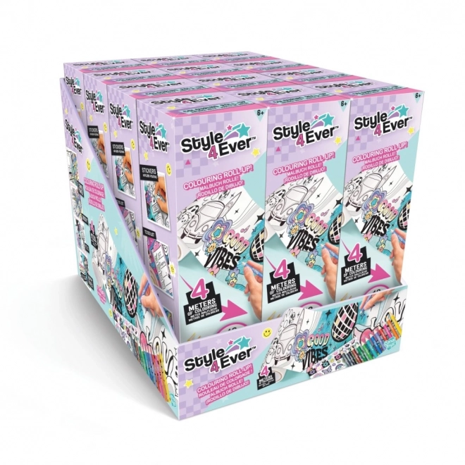 Libri da Colorare su Rotolo Style4Ever
