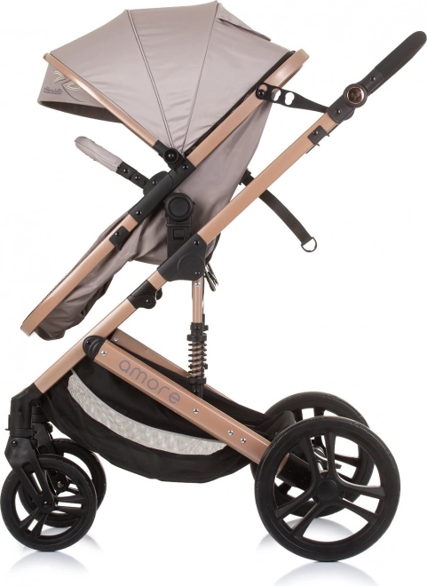 Passeggino combinato Amore 2 in 1 Chipolino Jungle – Macadamia