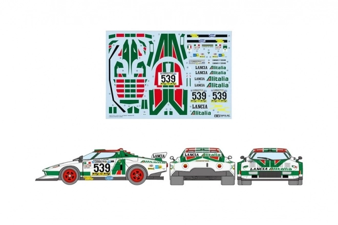 Modello in plastica Lancia Stratos Turbo 1/24