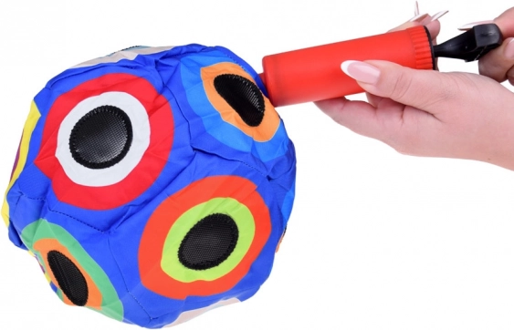 Set per il gioco del calcio con bersaglio e palla luminosa