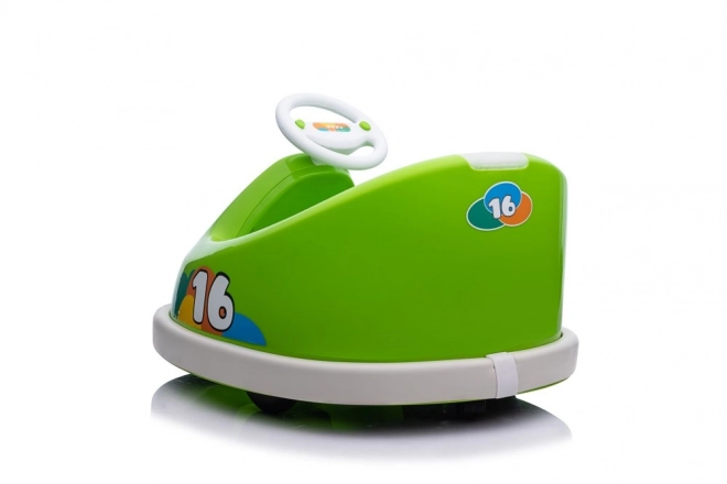 Veicolo elettrico verde per bambini