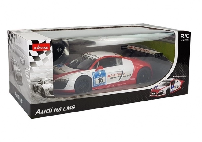 Auto radiocomandata Audi R8 LMS bianco rosso