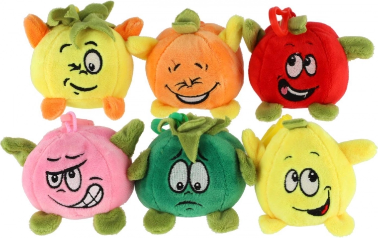 Sei varianti di frutta colorate