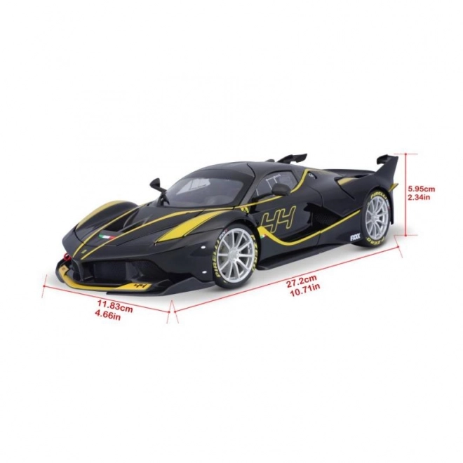 Ferrari FXX K serie Signature di Bburago 1:18 - Nero