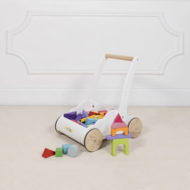 Le Toy Van carrello con mattoncini arcobaleno